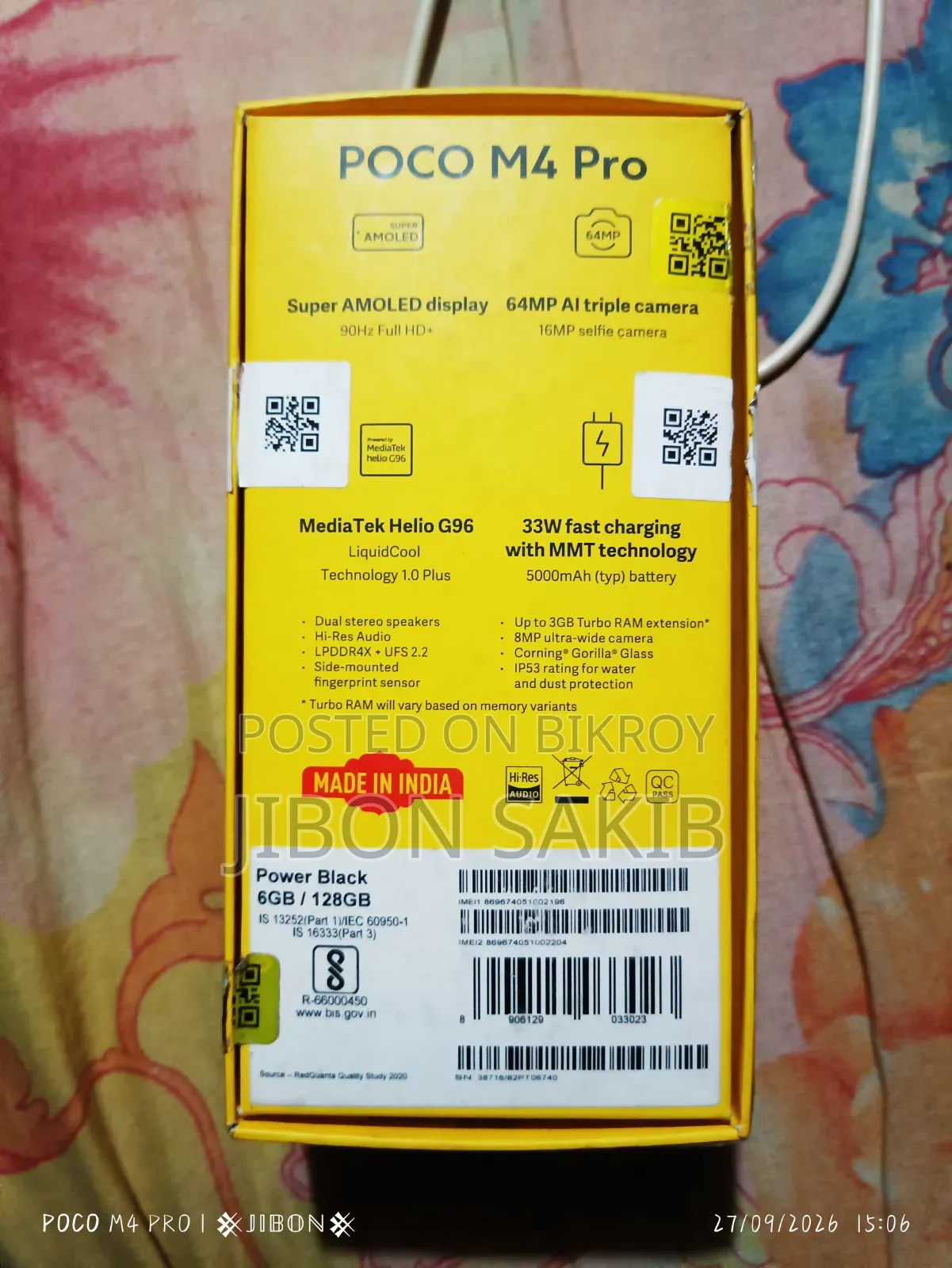 Xiaomi Poco M4 Pro 128 GB Black