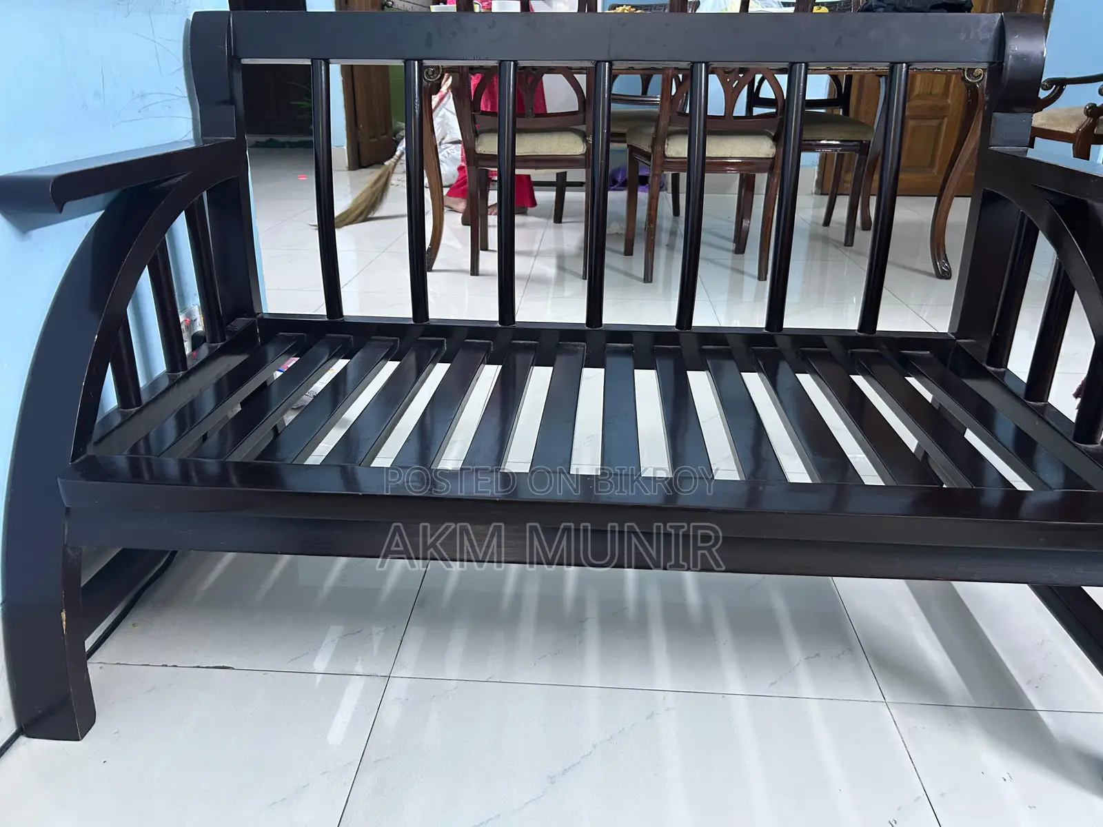 Wooden Sofa Set (2+2+1)