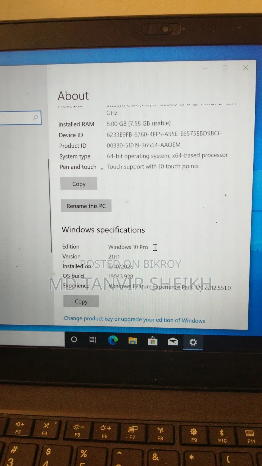 Laptop Lenovo ThinkPad X1 Carbon 8GB Intel Core i7 SSD 256GB