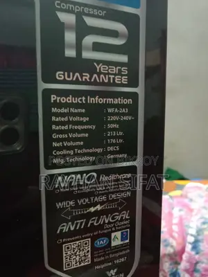 Walton Fridge (WFA -2a3) Glass Door.