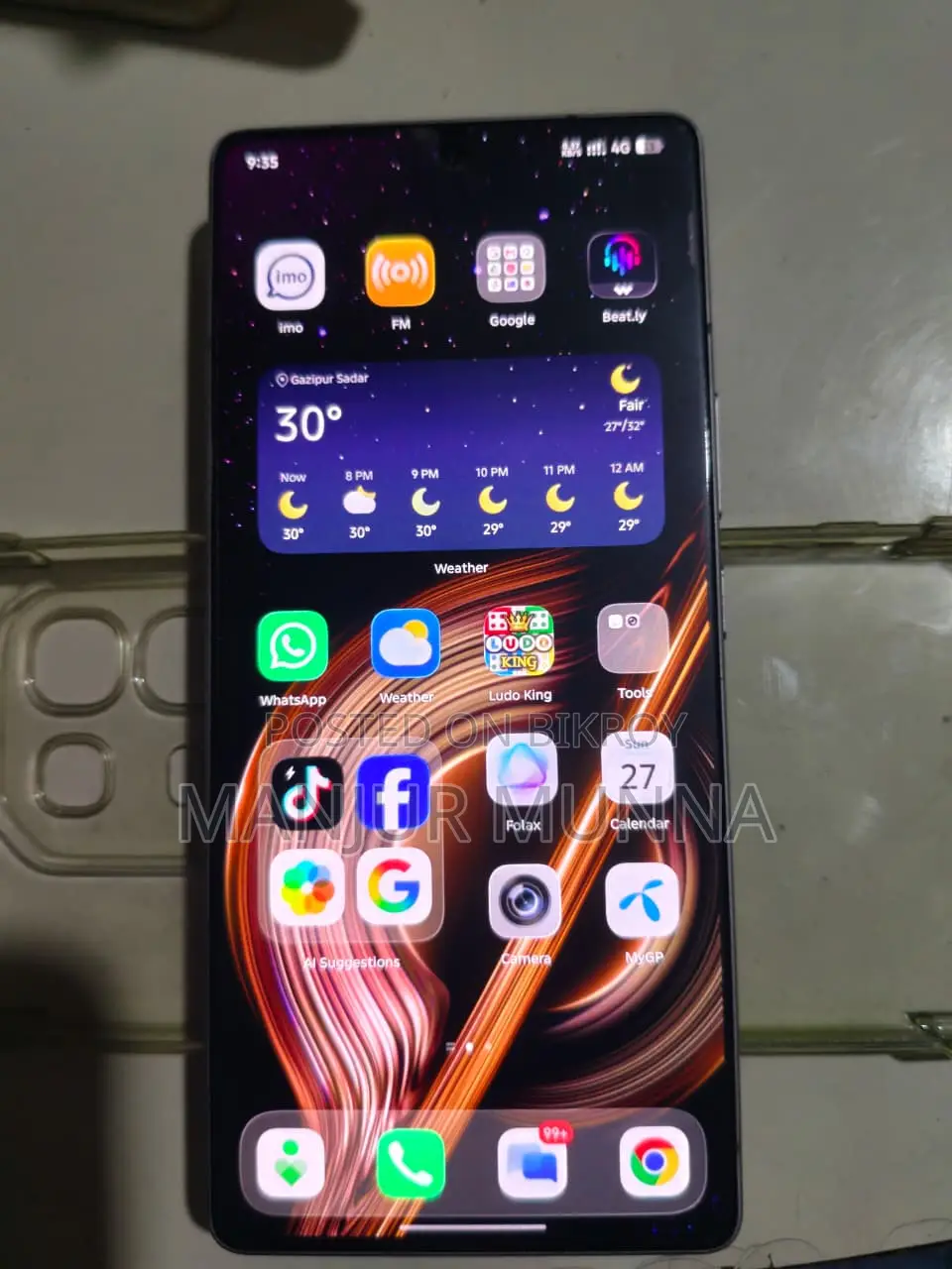 Infinix Note 50 Pro 256 GB Gray