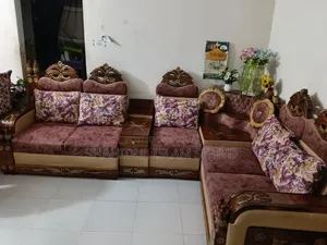 Beautiful Designer Teak Wood Sofa Set –