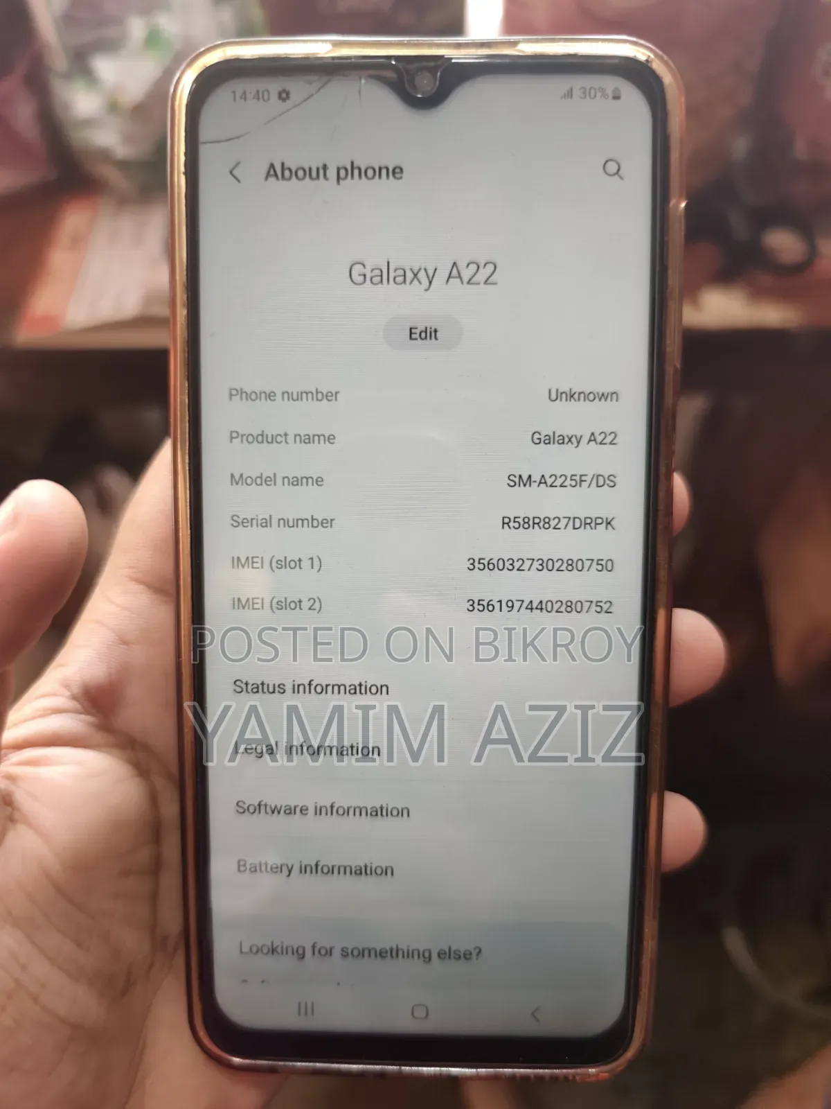 Samsung Galaxy A22 128 GB Green