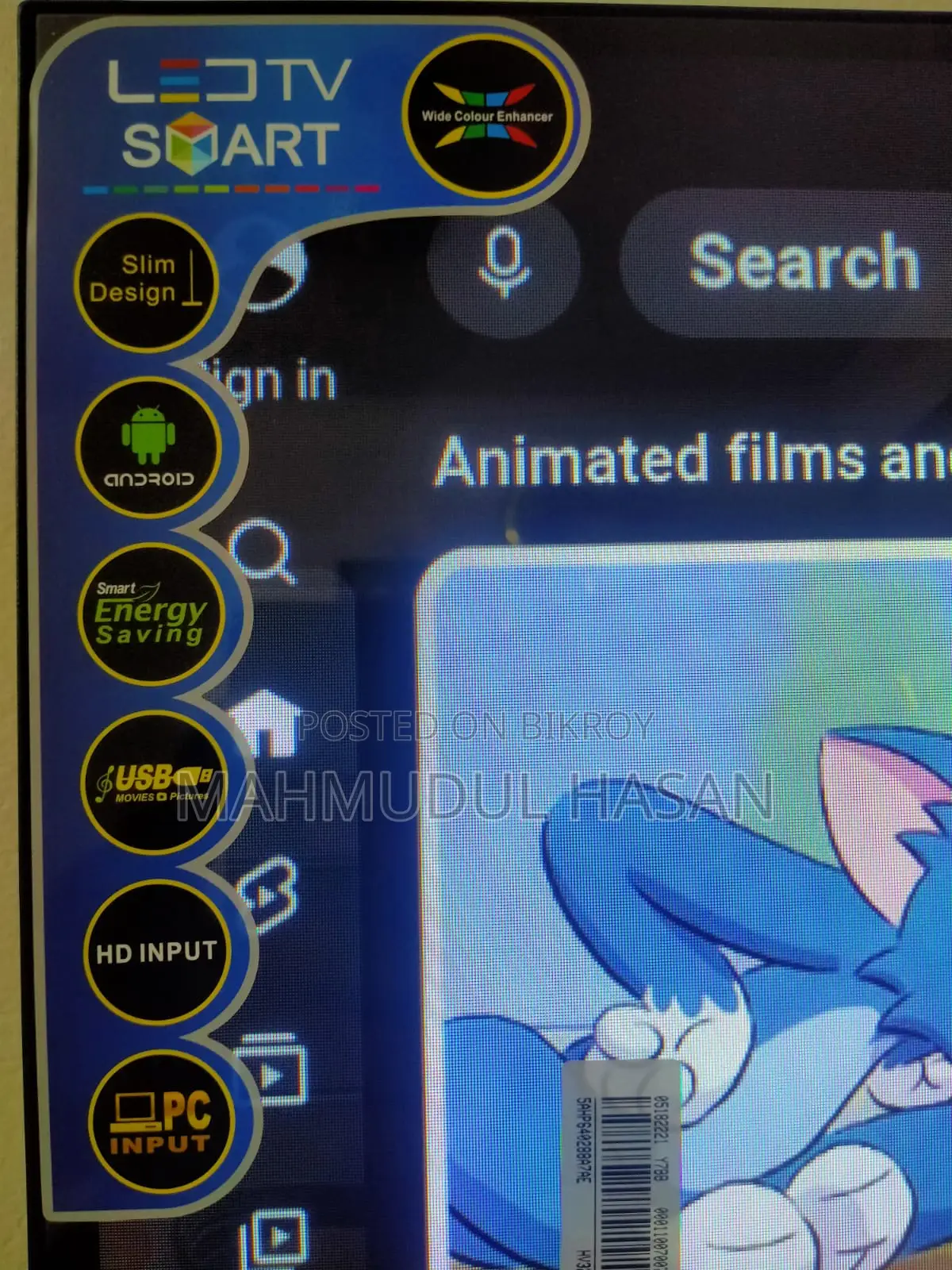 Golden Plus Frameless Smart 32" TV