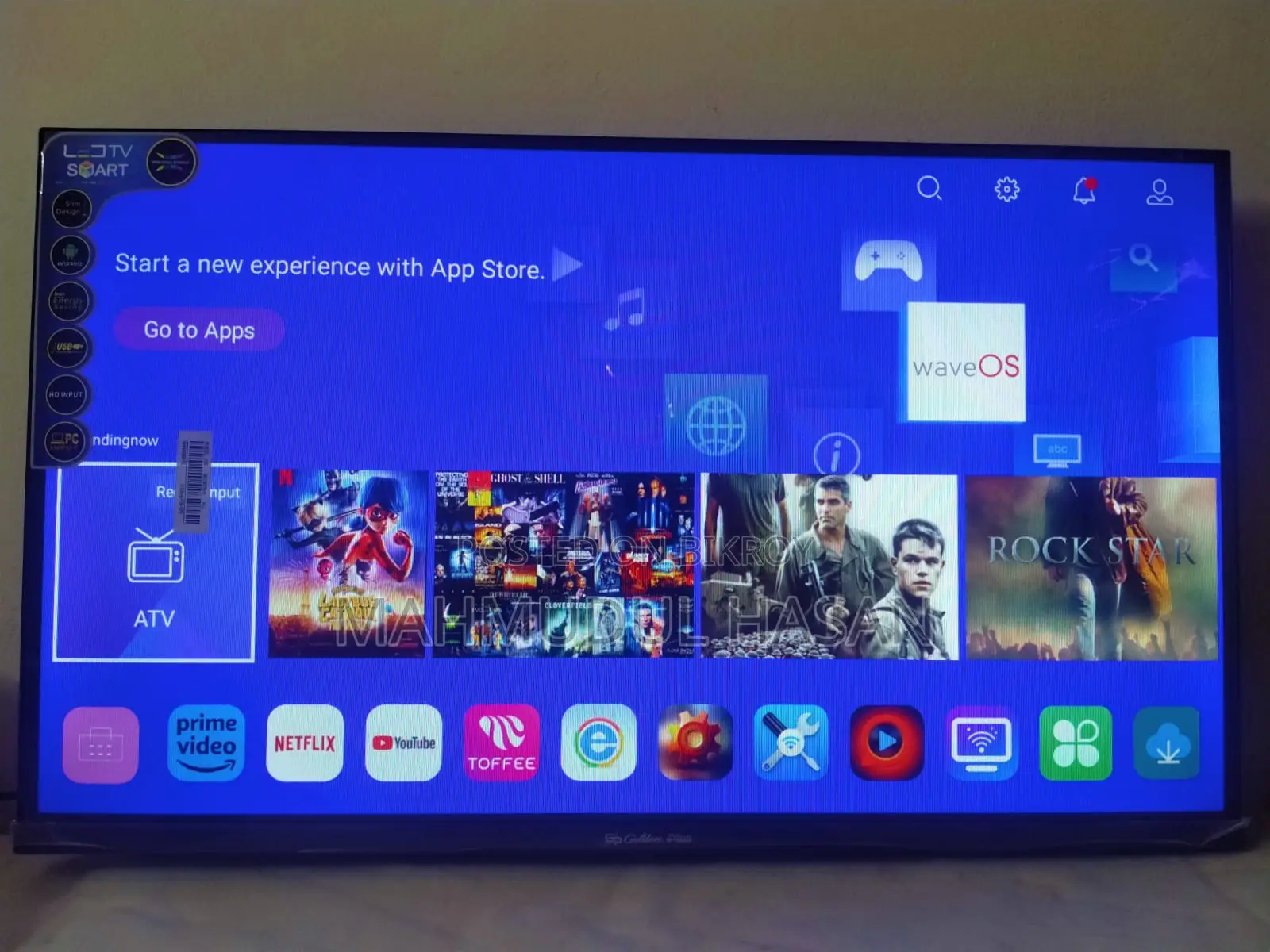 Golden Plus Frameless Smart 32" TV