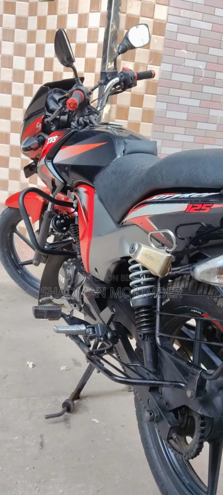 New TVS Stryker 125 2020 Red
