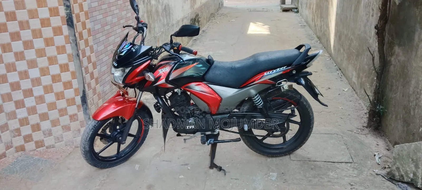 New TVS Stryker 125 2020 Red