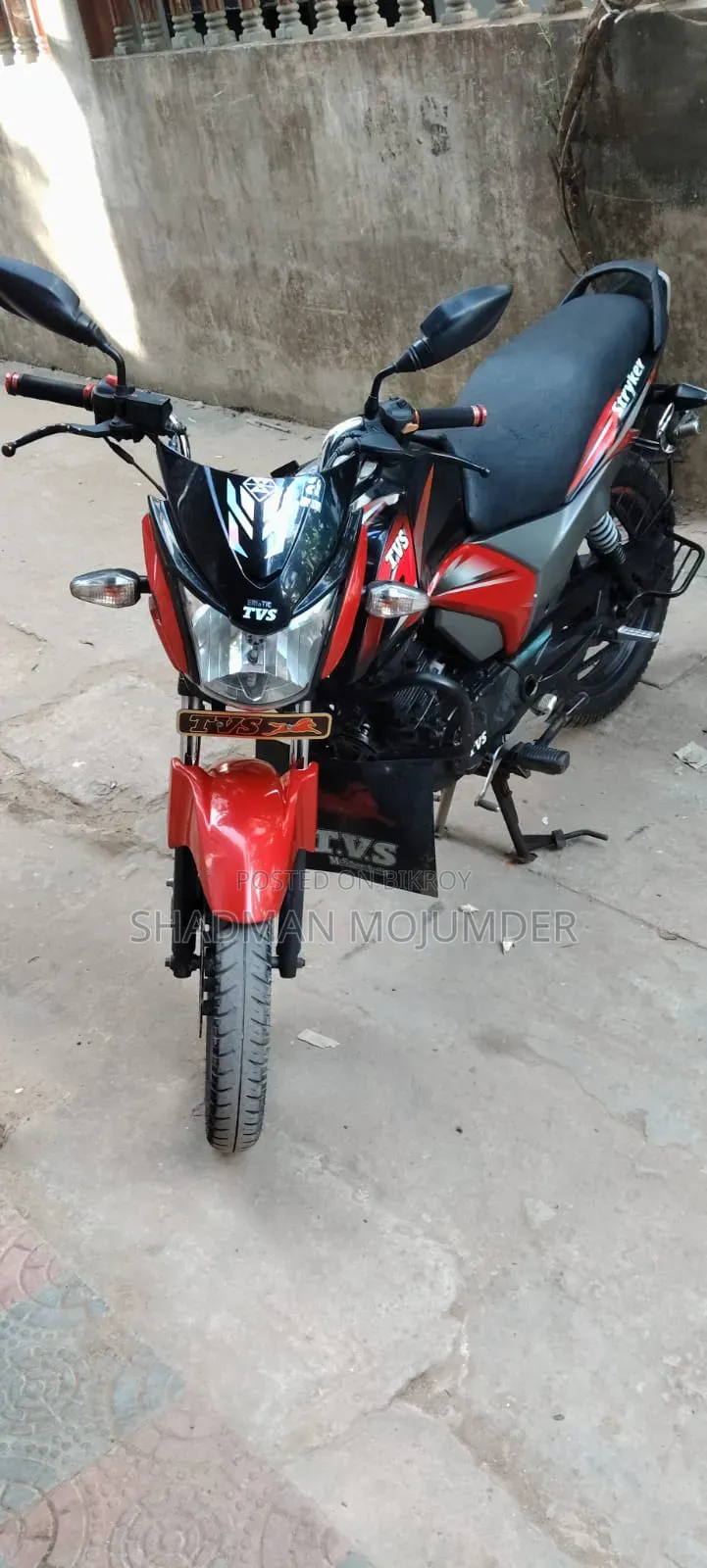 New TVS Stryker 125 2020 Red