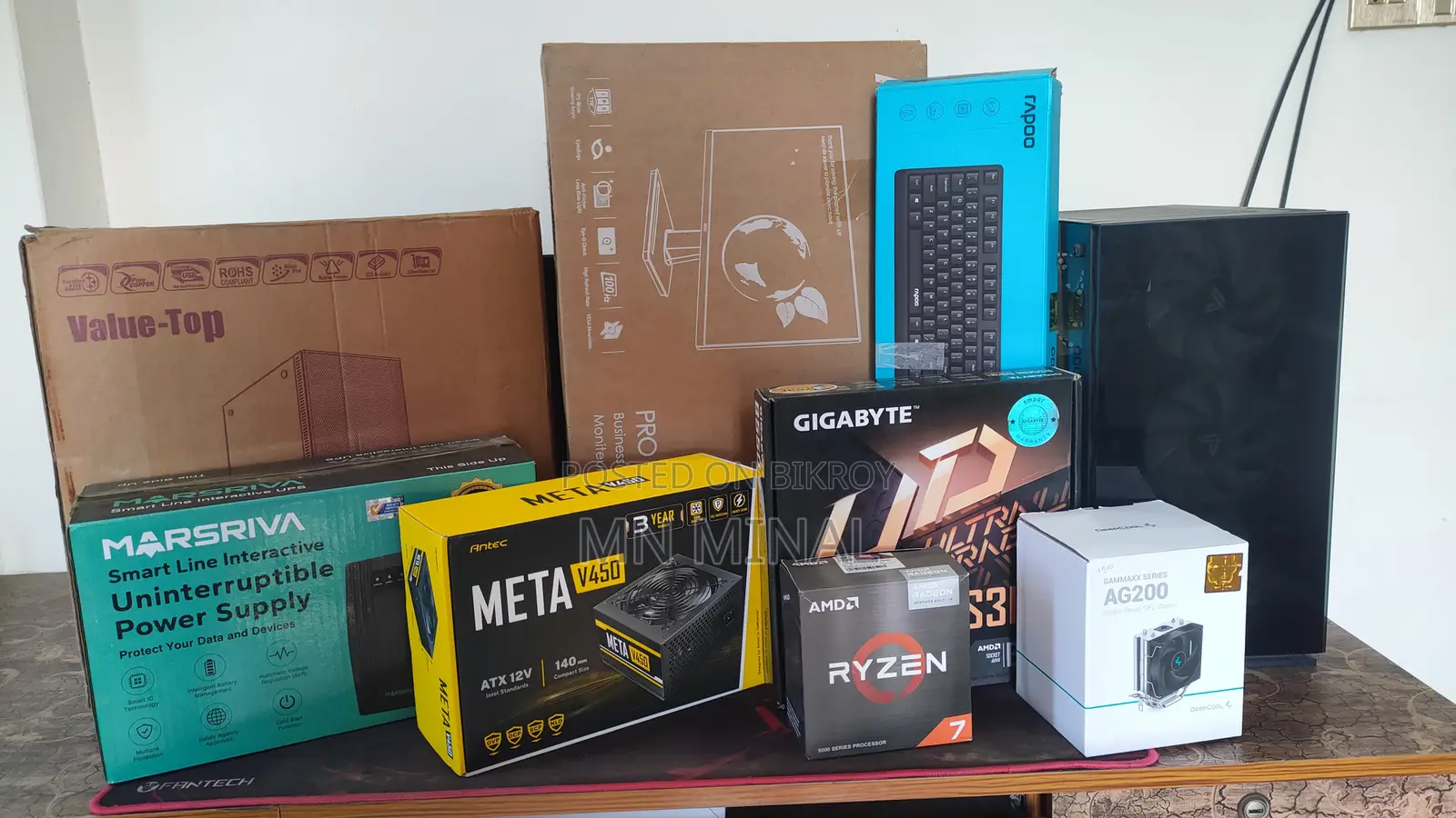 Desktop Computer Gigabyte 16GB AMD Ryzen 7 SSD 512GB