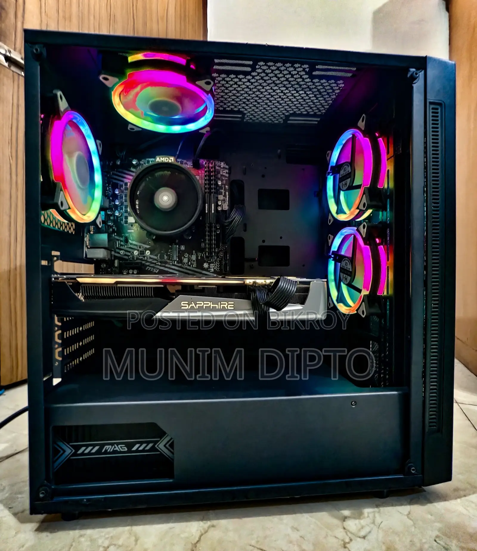 Desktop Computer MSI 16GB AMD Ryzen 5 SSD 256GB