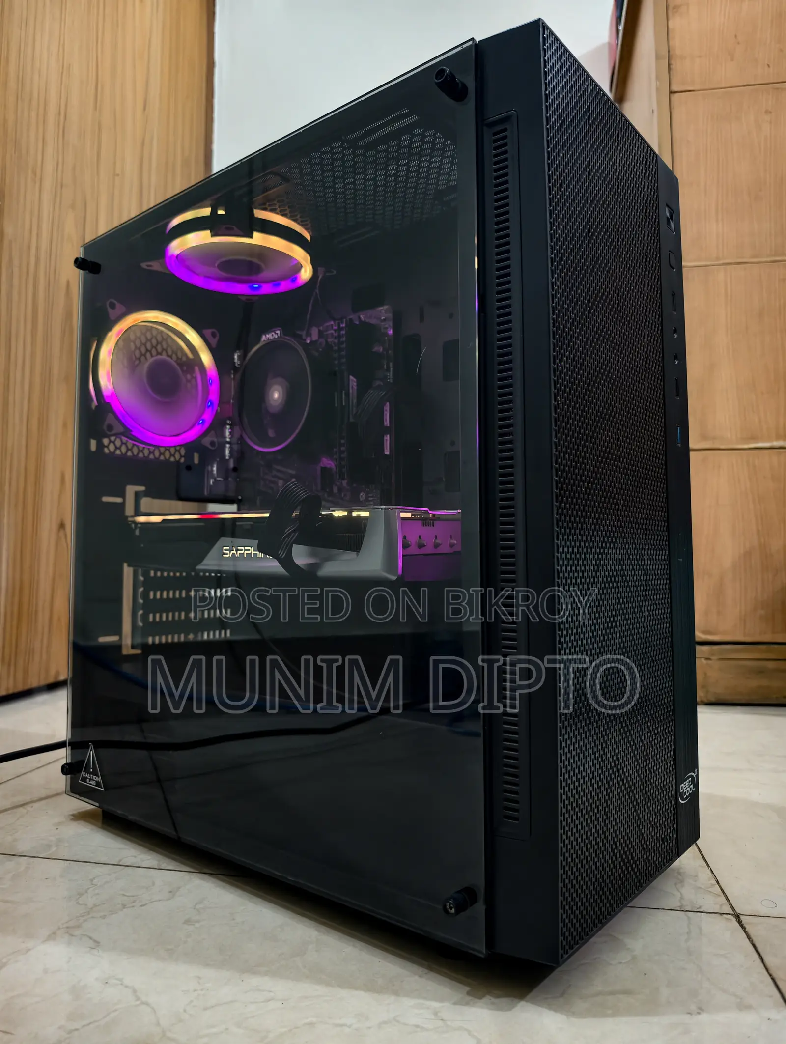 Desktop Computer MSI 16GB AMD Ryzen 5 SSD 256GB