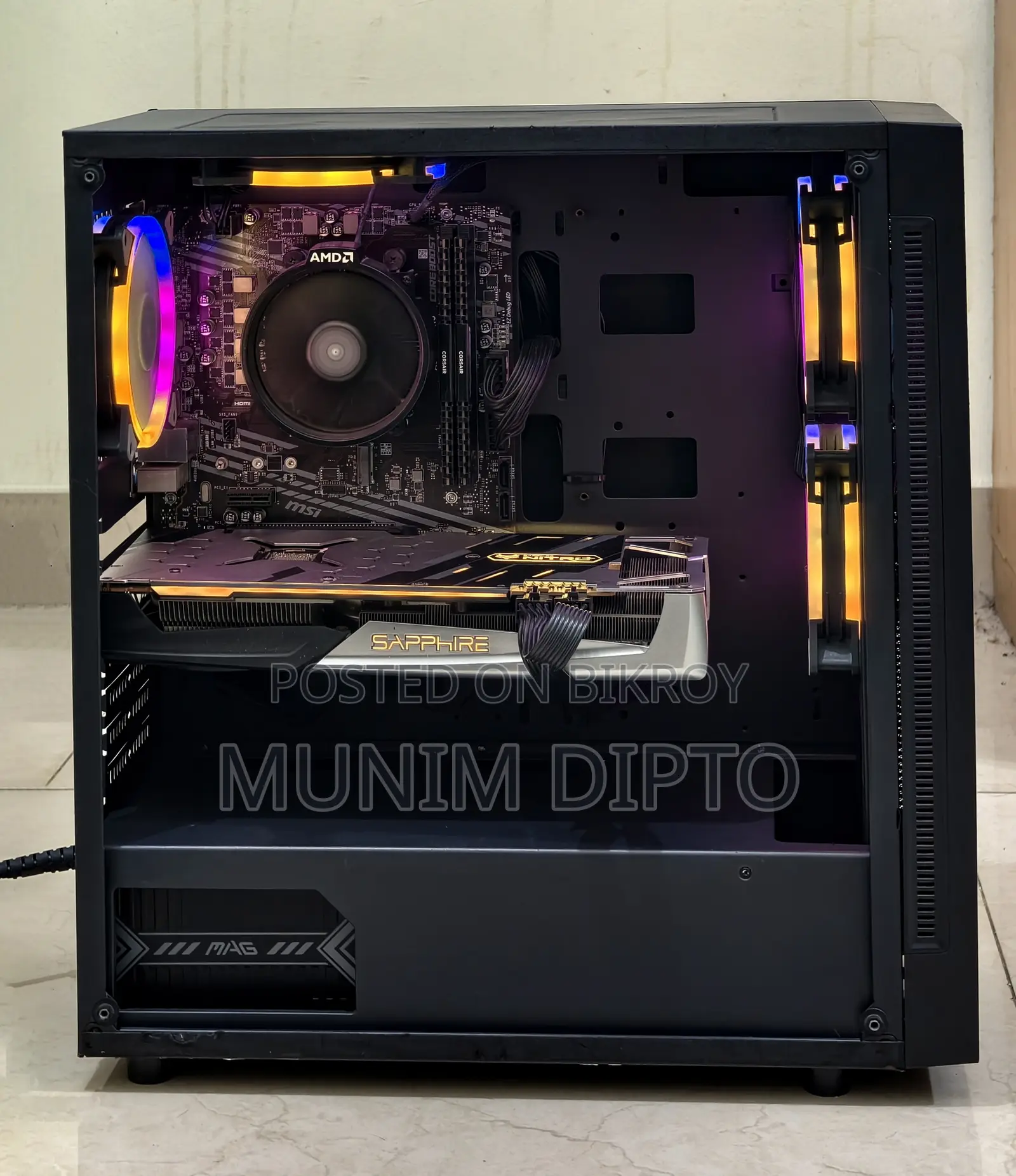 Desktop Computer MSI 16GB AMD Ryzen 5 SSD 256GB