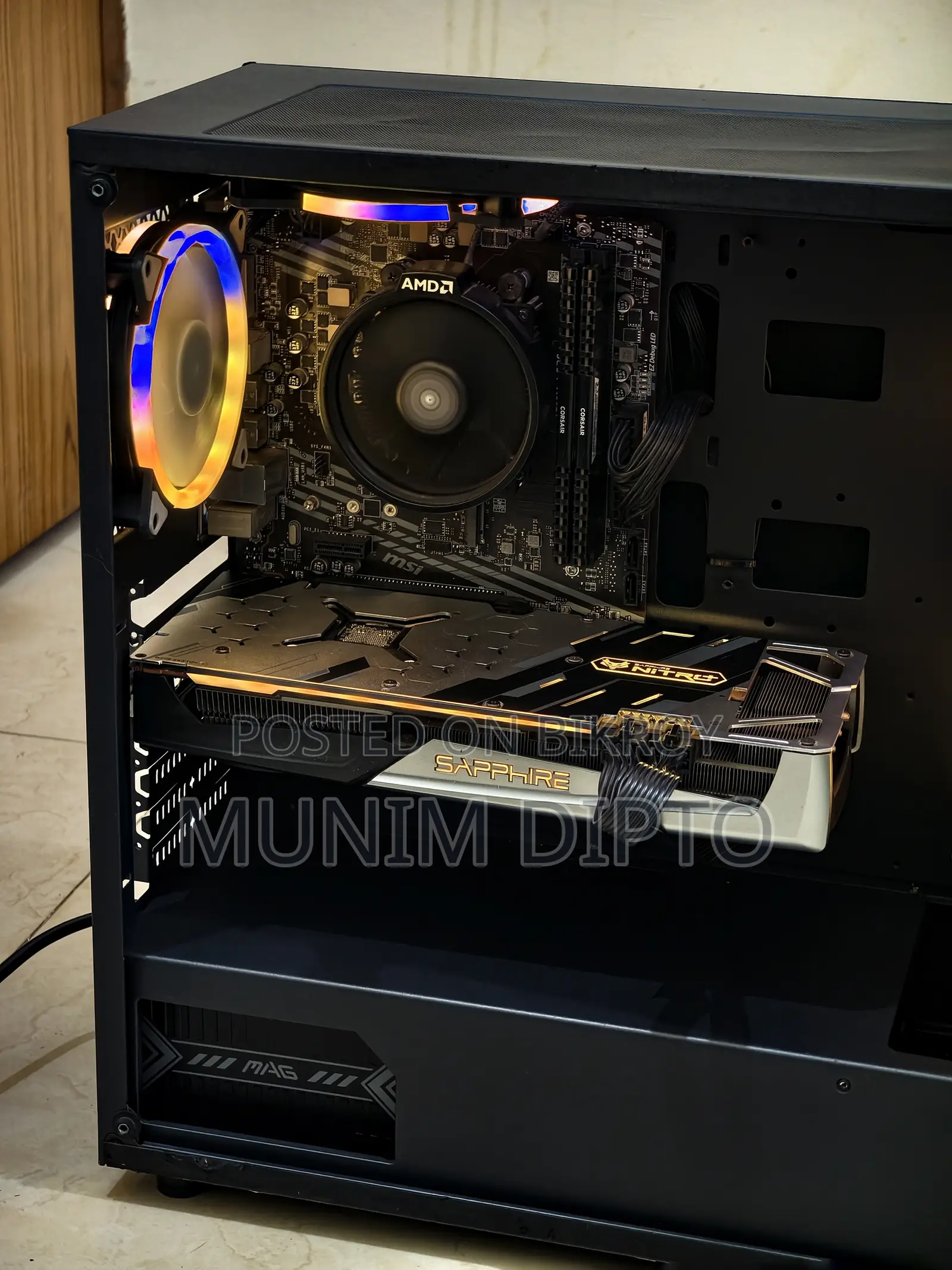 Desktop Computer MSI 16GB AMD Ryzen 5 SSD 256GB