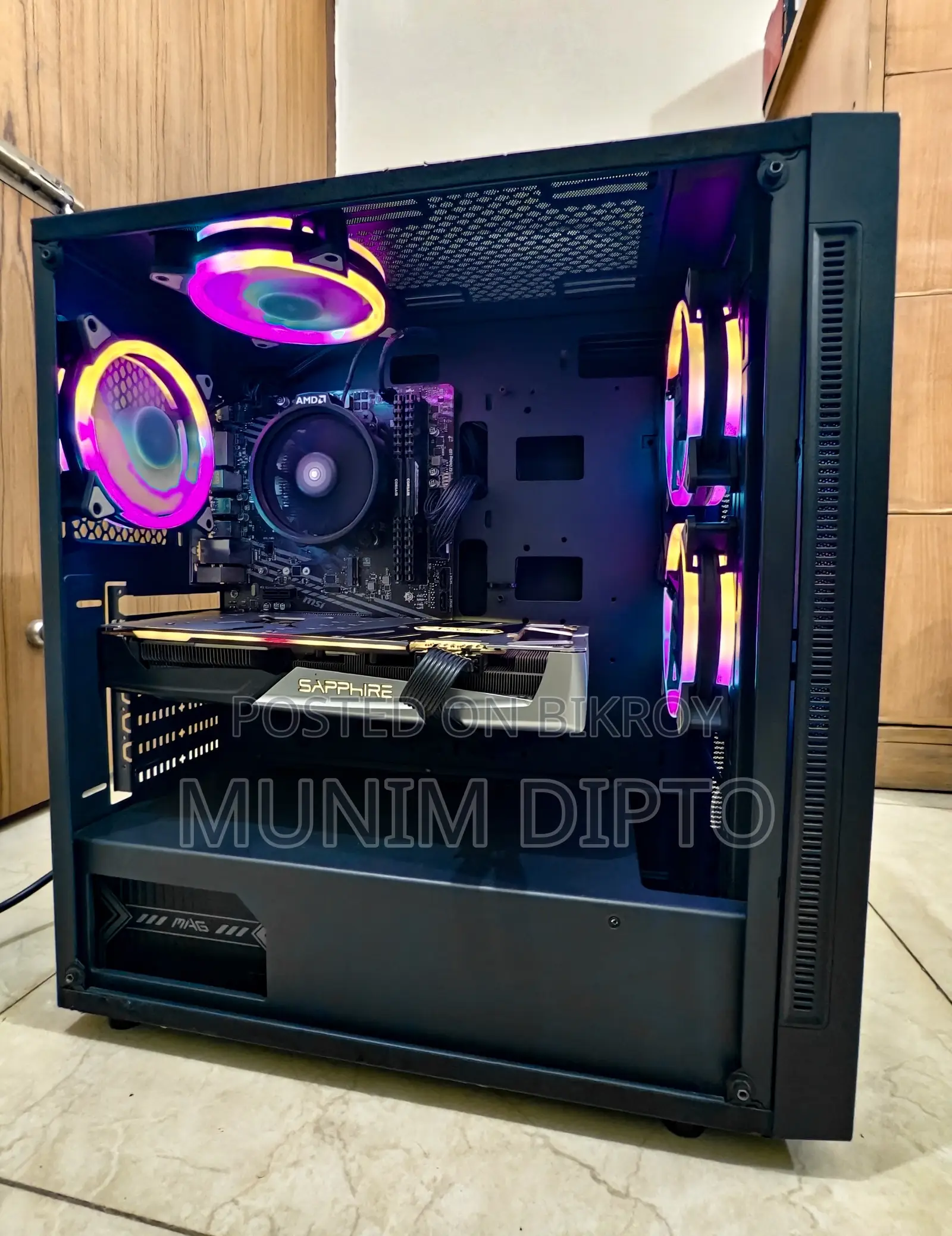 Desktop Computer MSI 16GB AMD Ryzen 5 SSD 256GB
