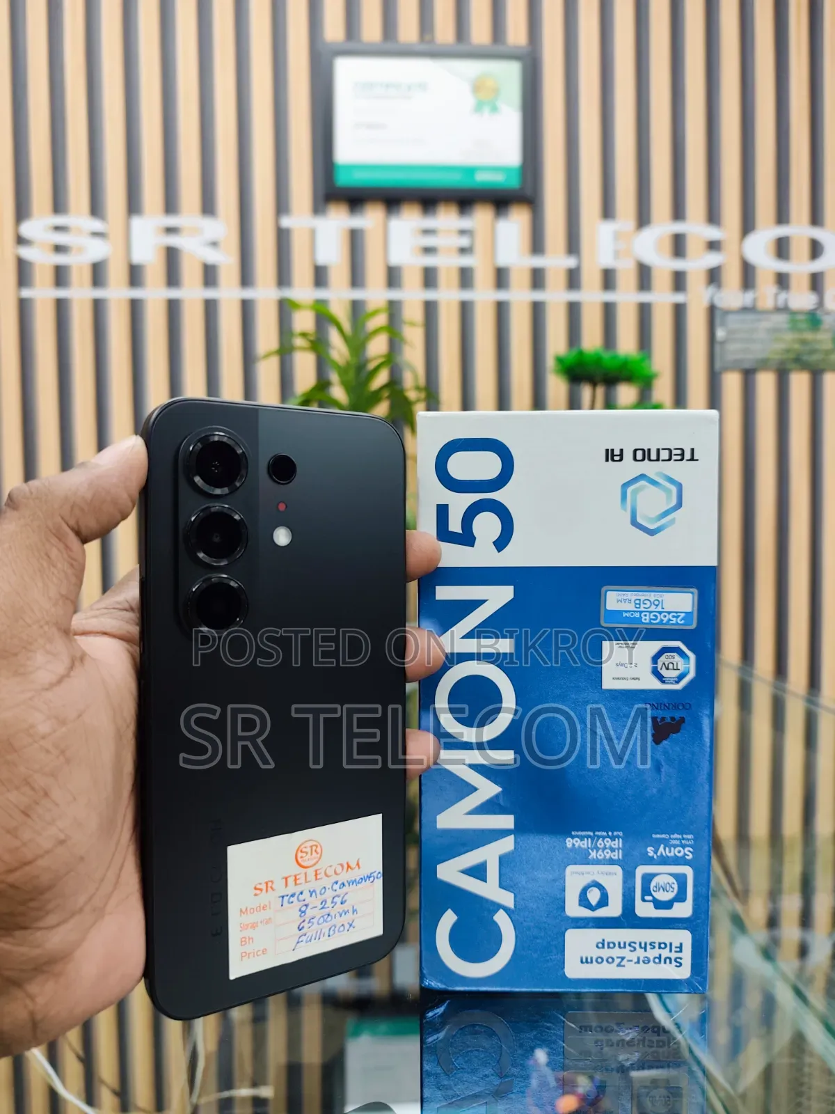 Tecno Camon 50 256 GB Black