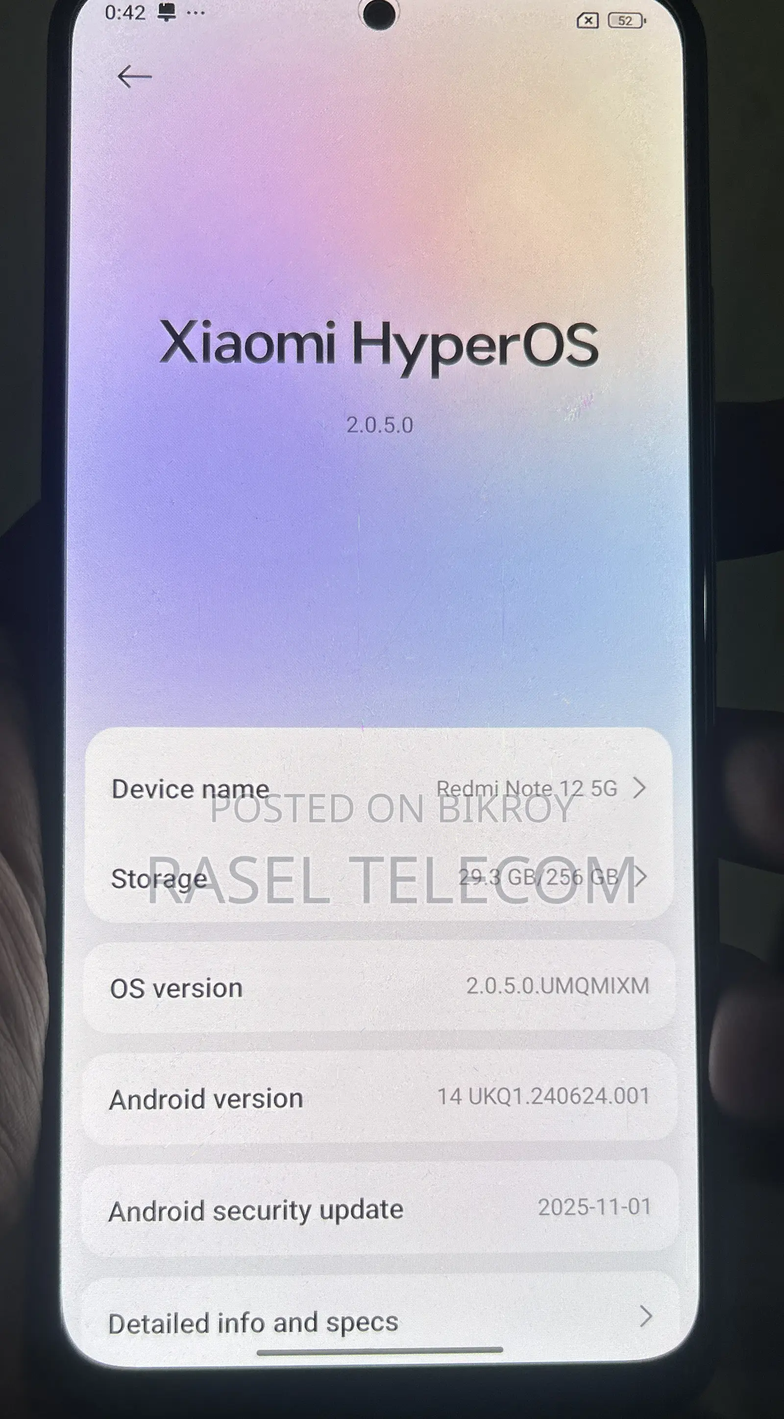 Xiaomi Redmi Note 12 256 GB Red
