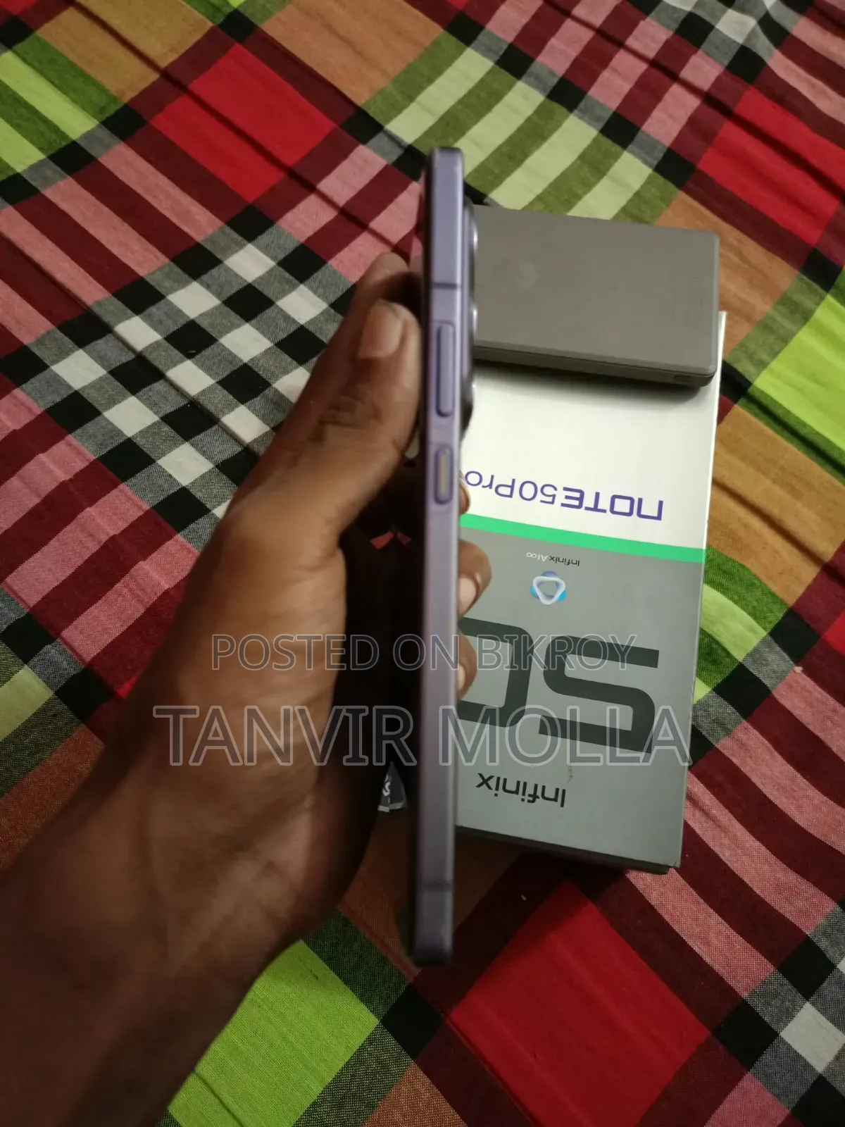 নতুন ইনফিনিক্স নোট ৫০ প্রো ২৫৬ জিবি পার্পল