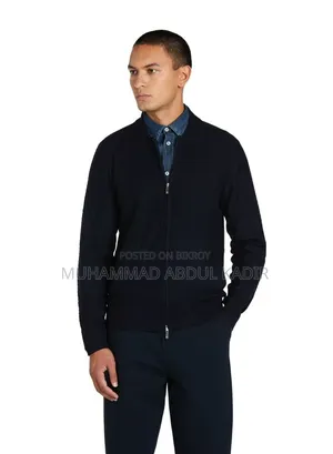 Men's Full Zipper Pocket Sweater