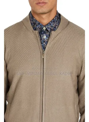 Men's Full Zipper Pocket Sweater