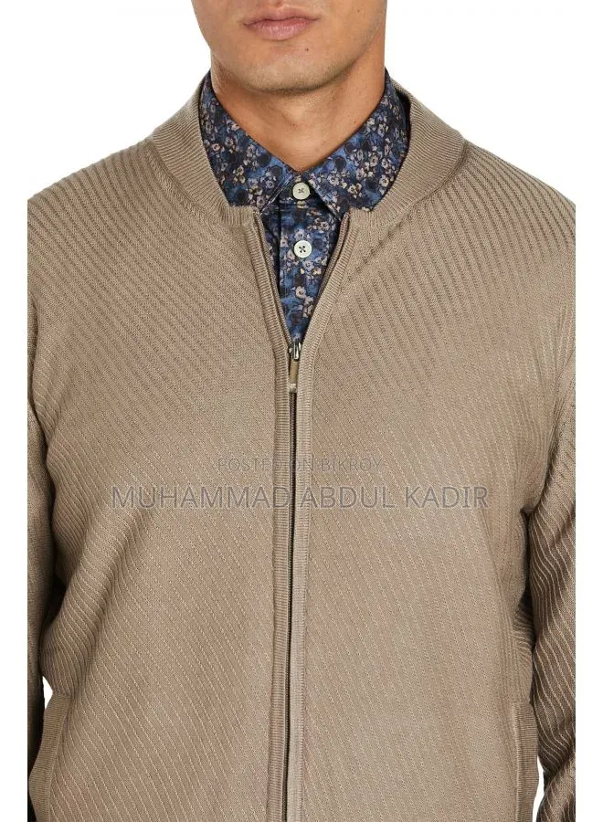 Men's Full Zipper Pocket Sweater