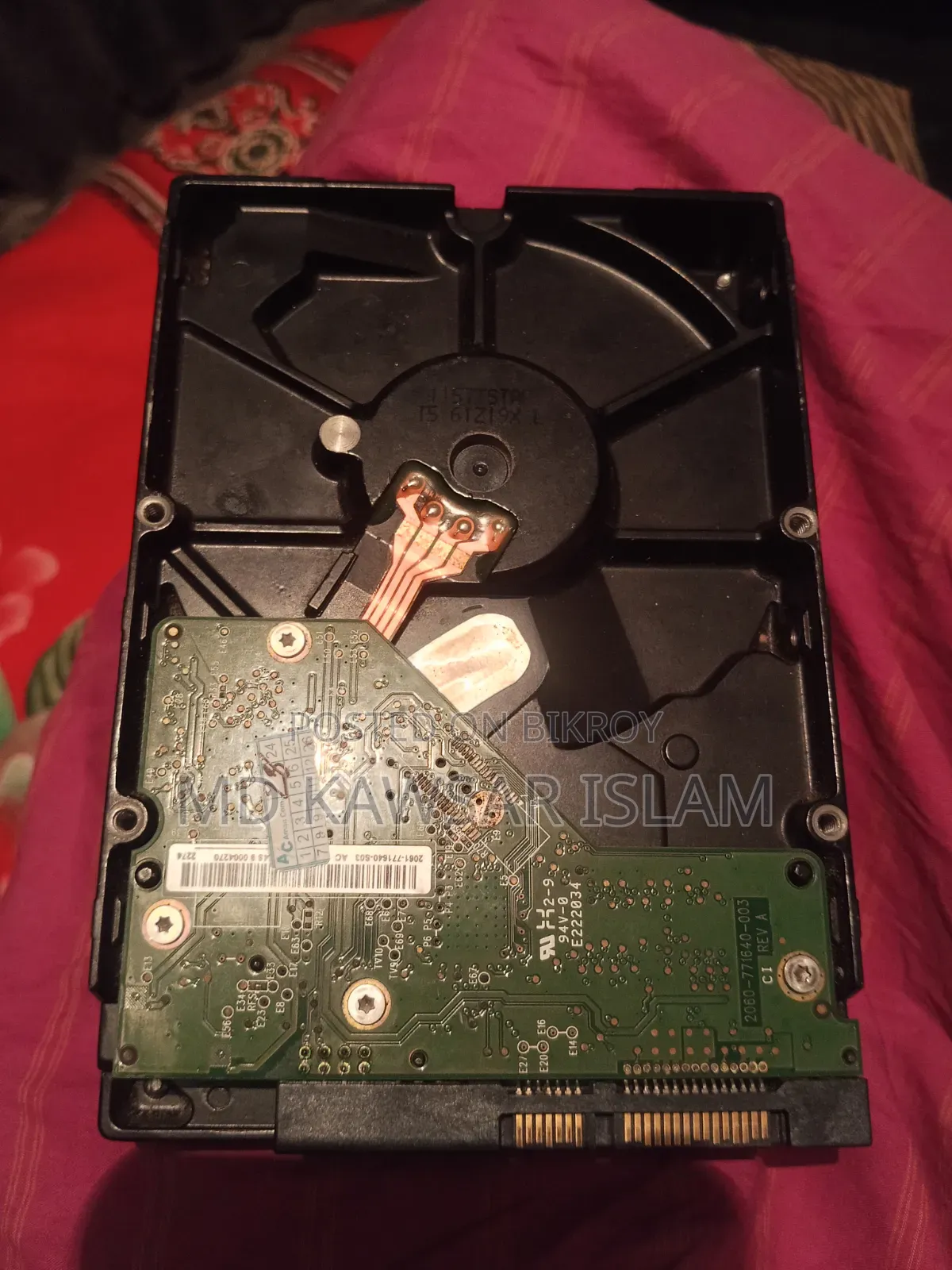 WD 500GB Hard Disk 100% OK for PC