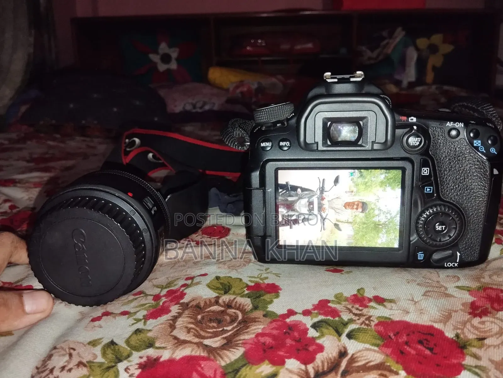 Canon EOS 70D With 18-135mm Zooming Lense and 50mm Prime Lense, Bag