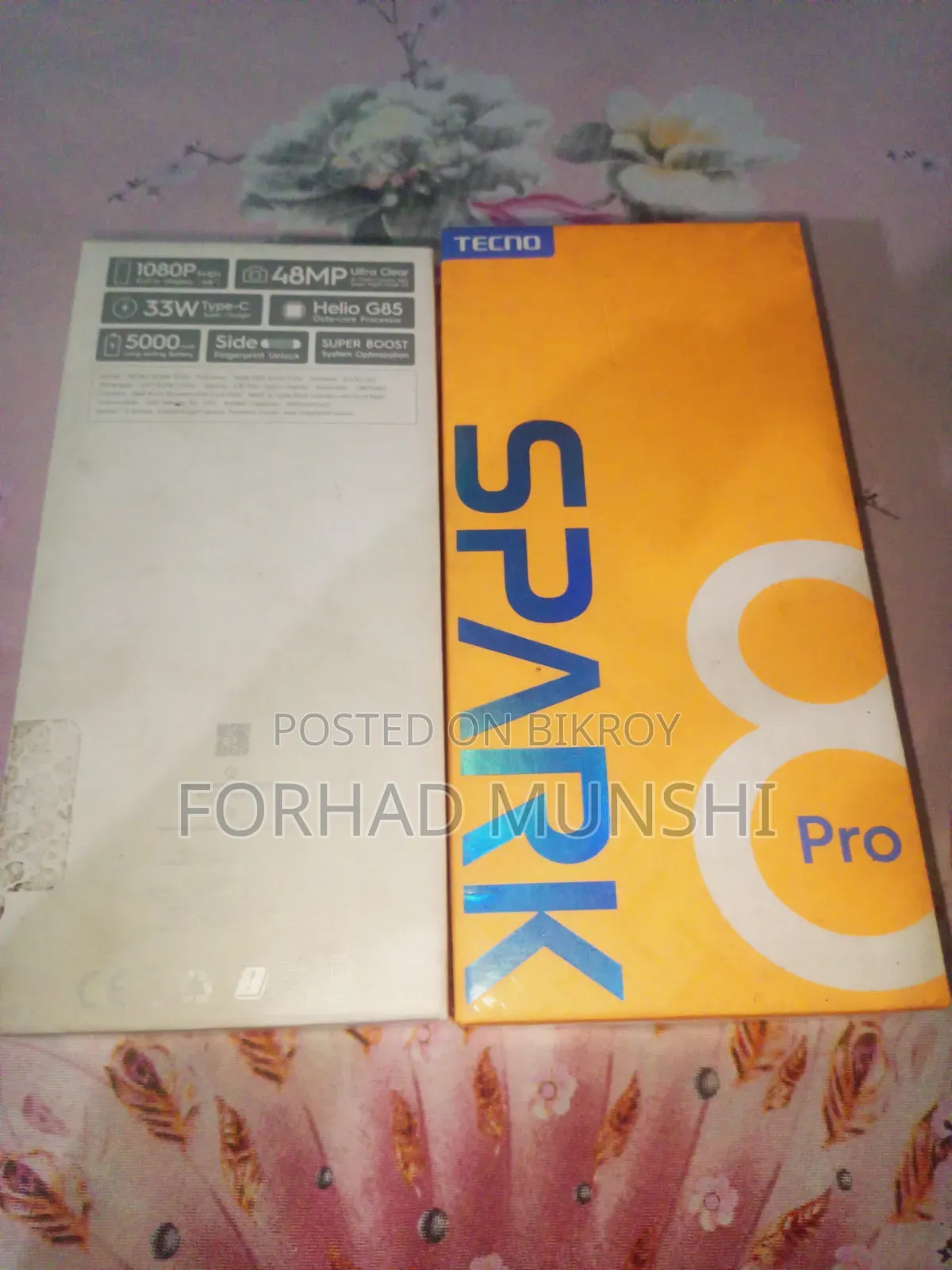 Tecno Spark 8 Pro 64 GB Black
