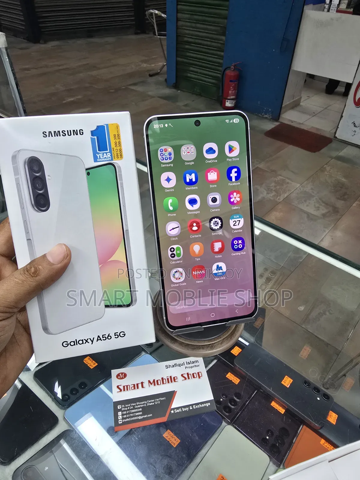 New Samsung Galaxy A56 256 GB White