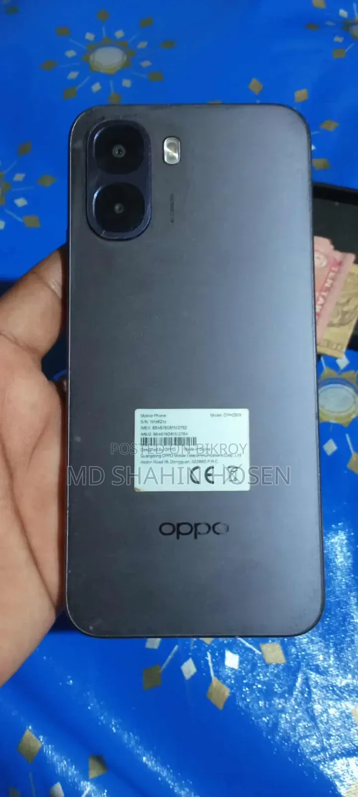 New Oppo A6x 128 GB Black