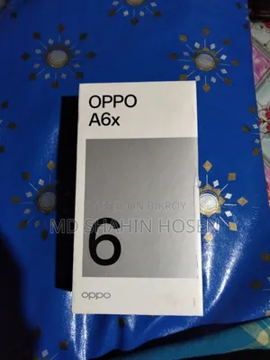 New Oppo A6x 128 GB Black