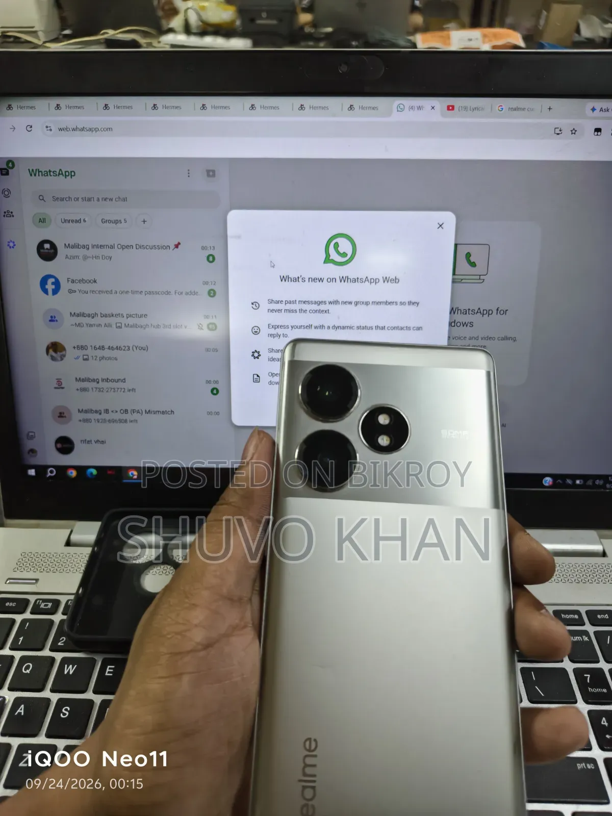 Realme GT 6T 256 GB Silver