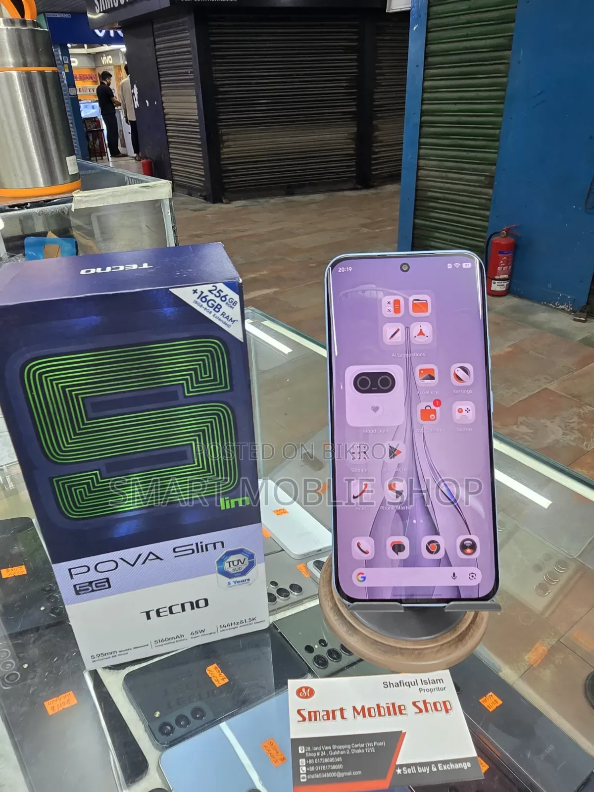 Tecno Pova Slim 5G 256 GB Gray