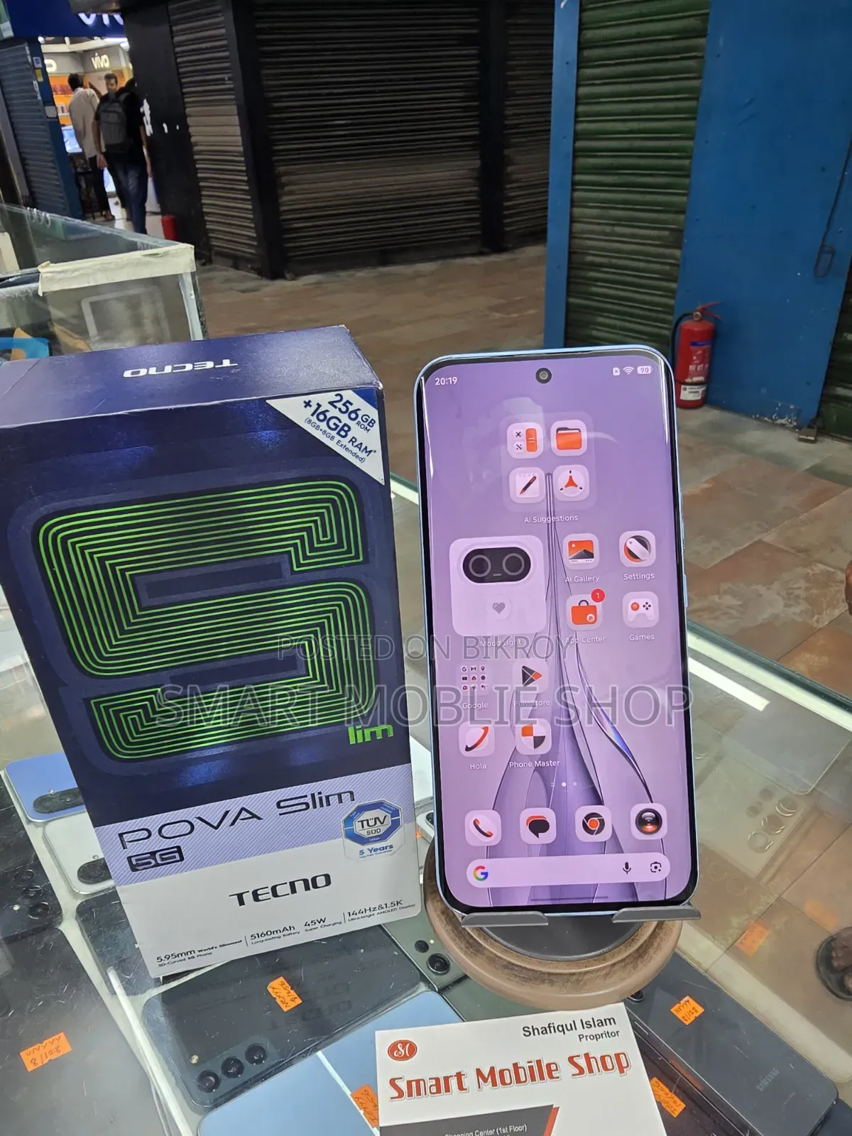 Tecno Pova Slim 5G 256 GB Gray