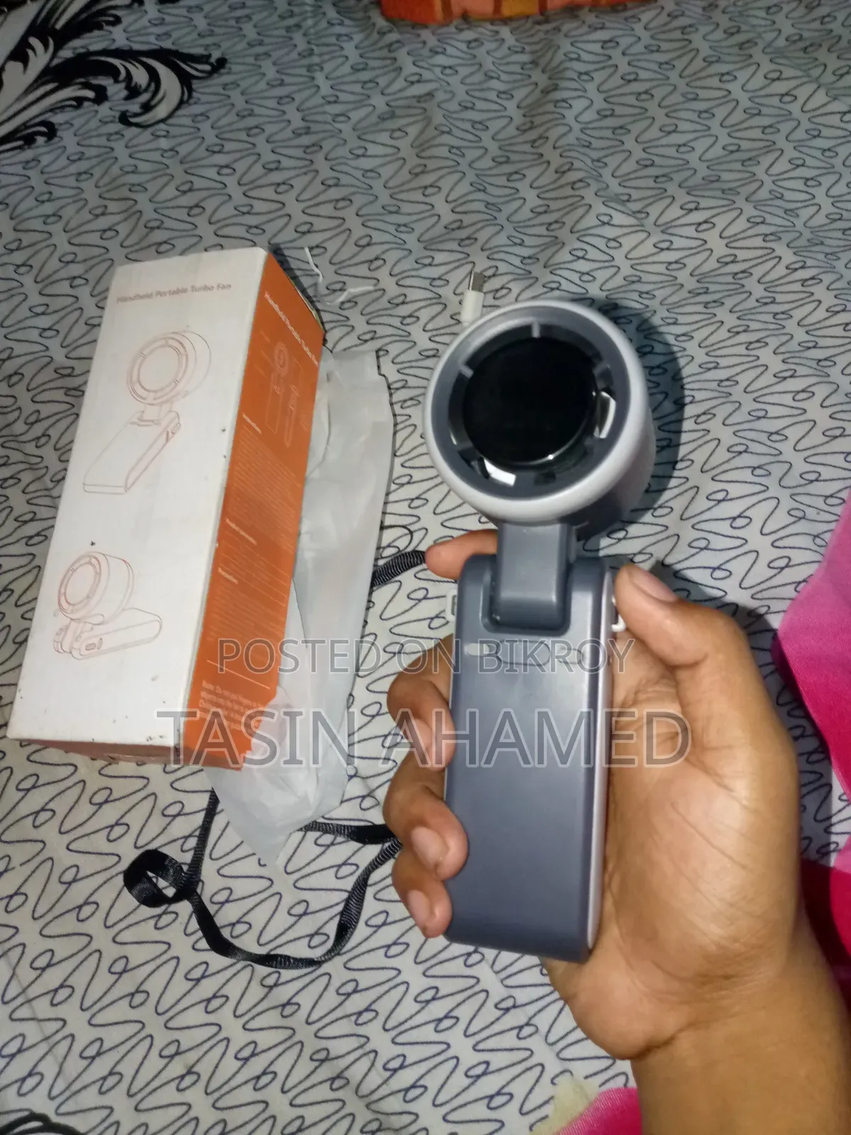 হ্যান্ডহেল্ড পোর্টেবল টার্বো ফ্যান