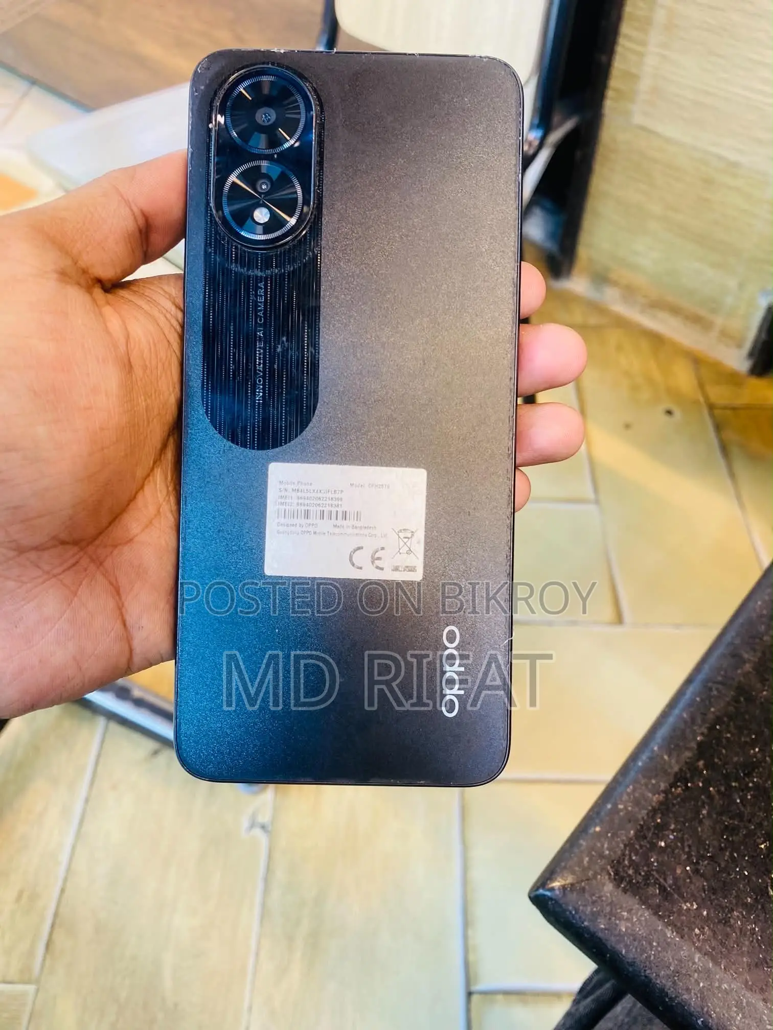 Oppo A38 128 GB Black