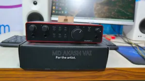 Focusrite Scarlett 2i2 (4th Gen) - Dubai Direct Imported New Condition