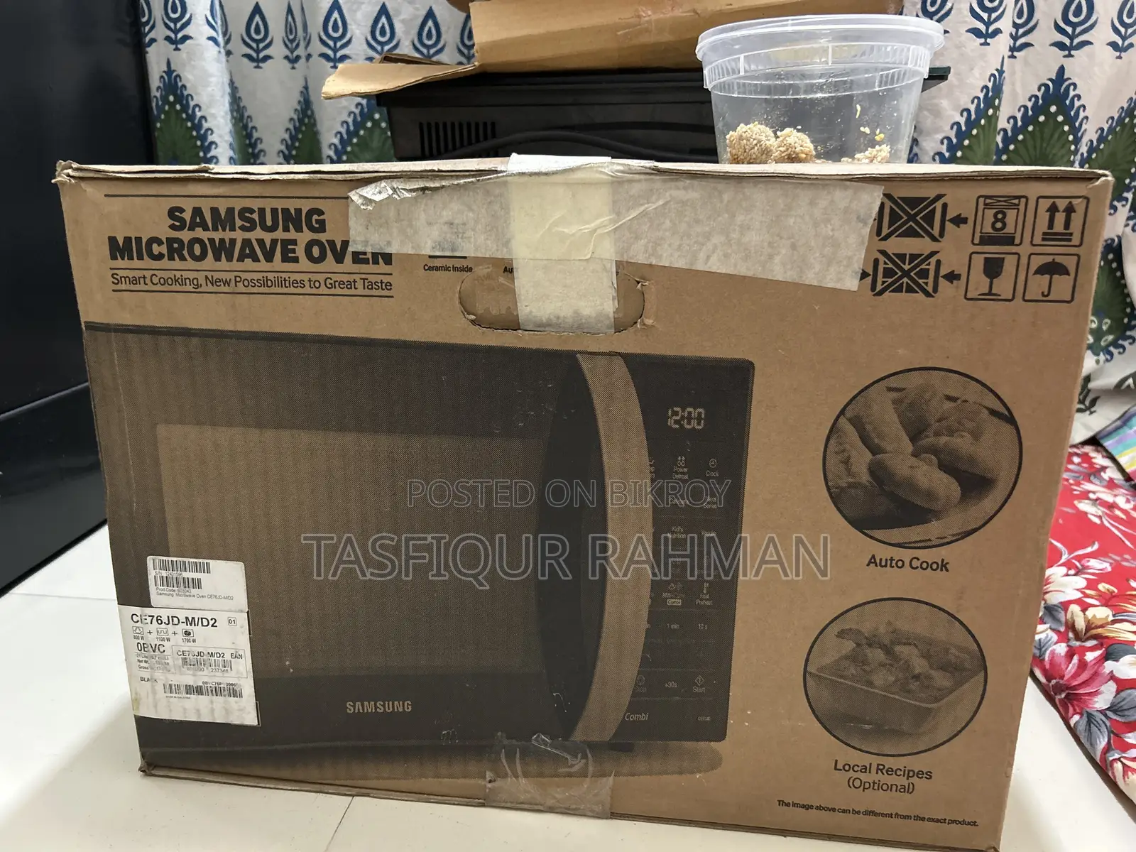 স্যামসাং মাইক্রোওয়েভ ওভেন মডেল-(Ce76jd-M/D2)
