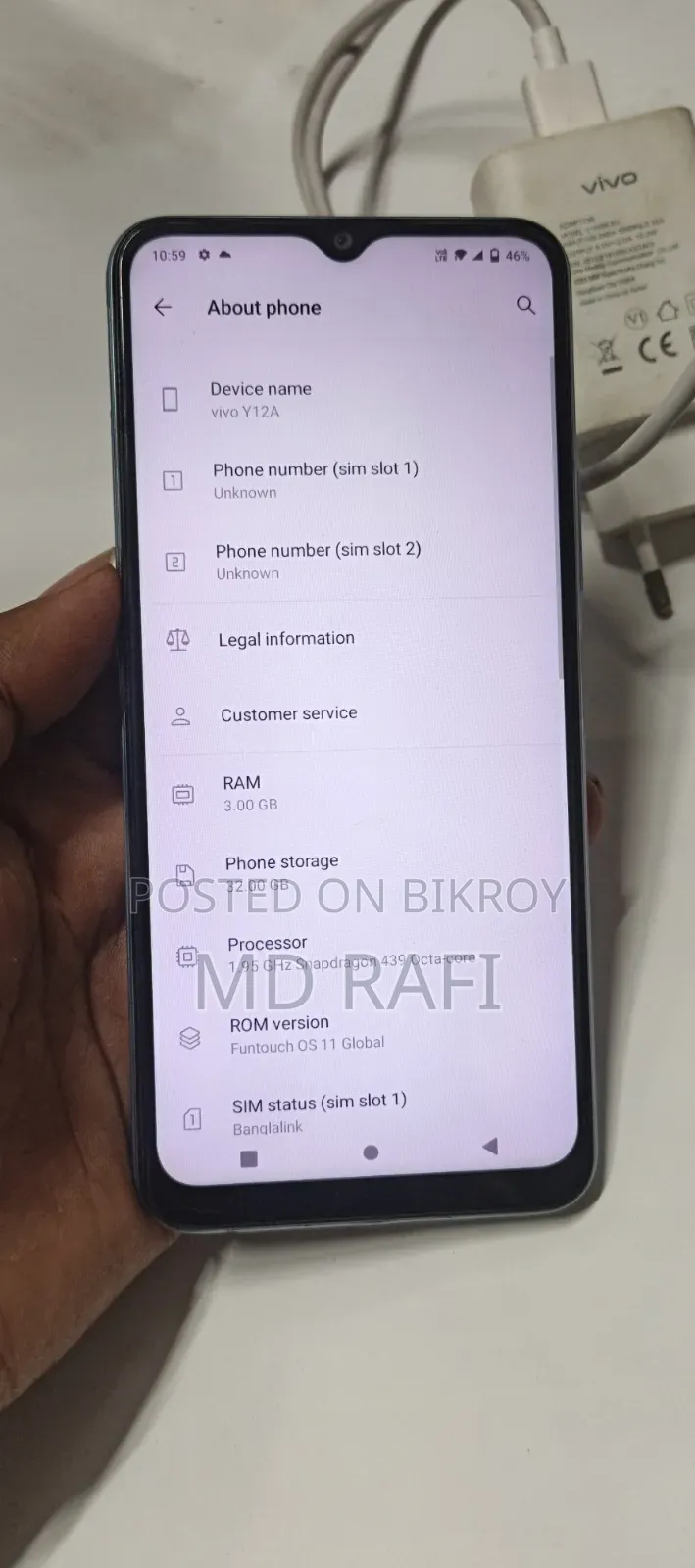 Vivo Y12 32 GB Blue