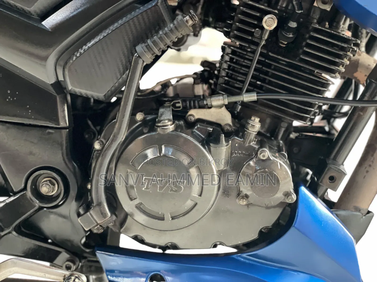TVS Apache RTR 160 2V 2017 Blue
