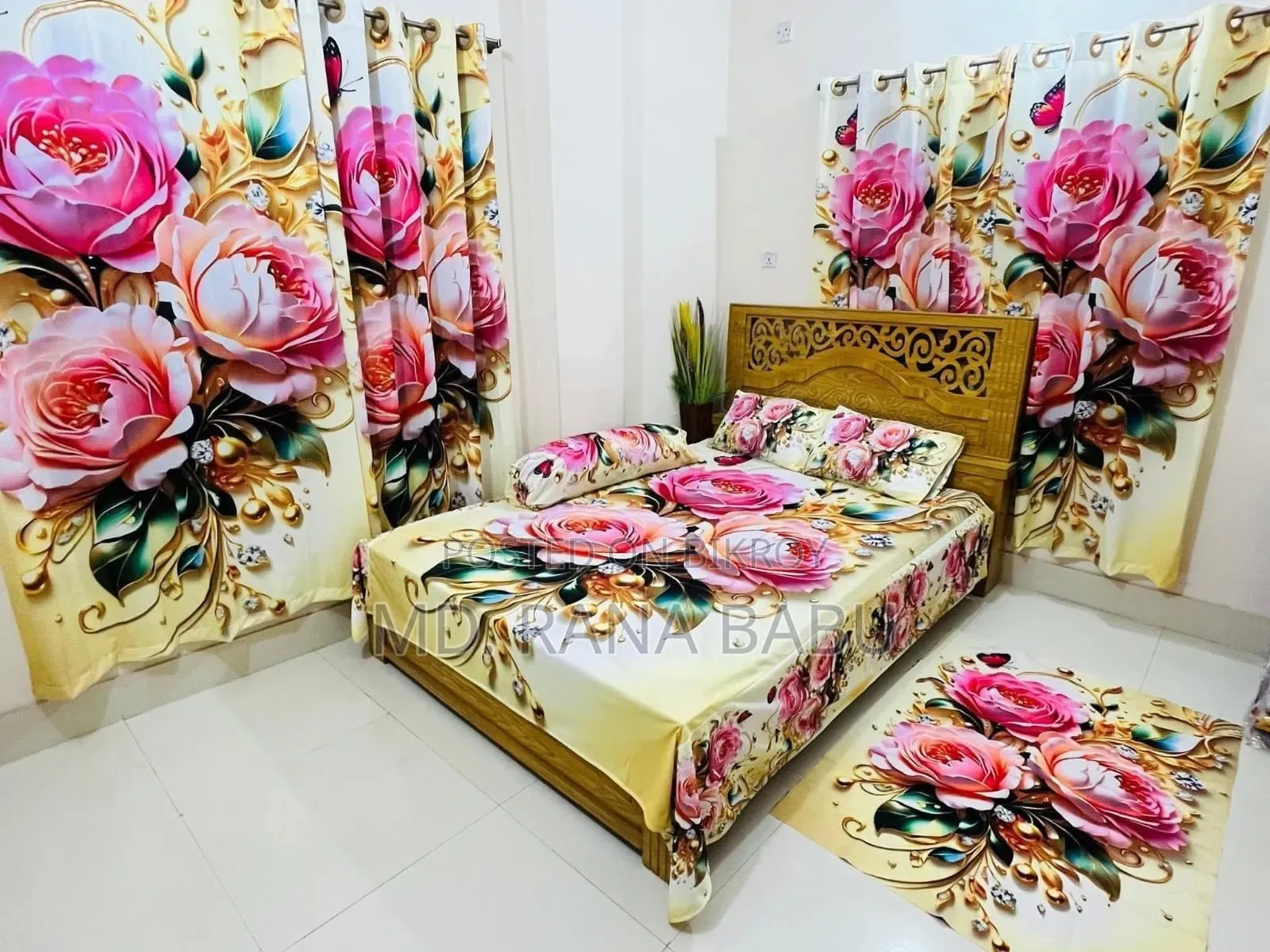 ১০০% ওয়াটারপ্রুফ প্রিমিয়াম থ্রিডি বেডশিট
