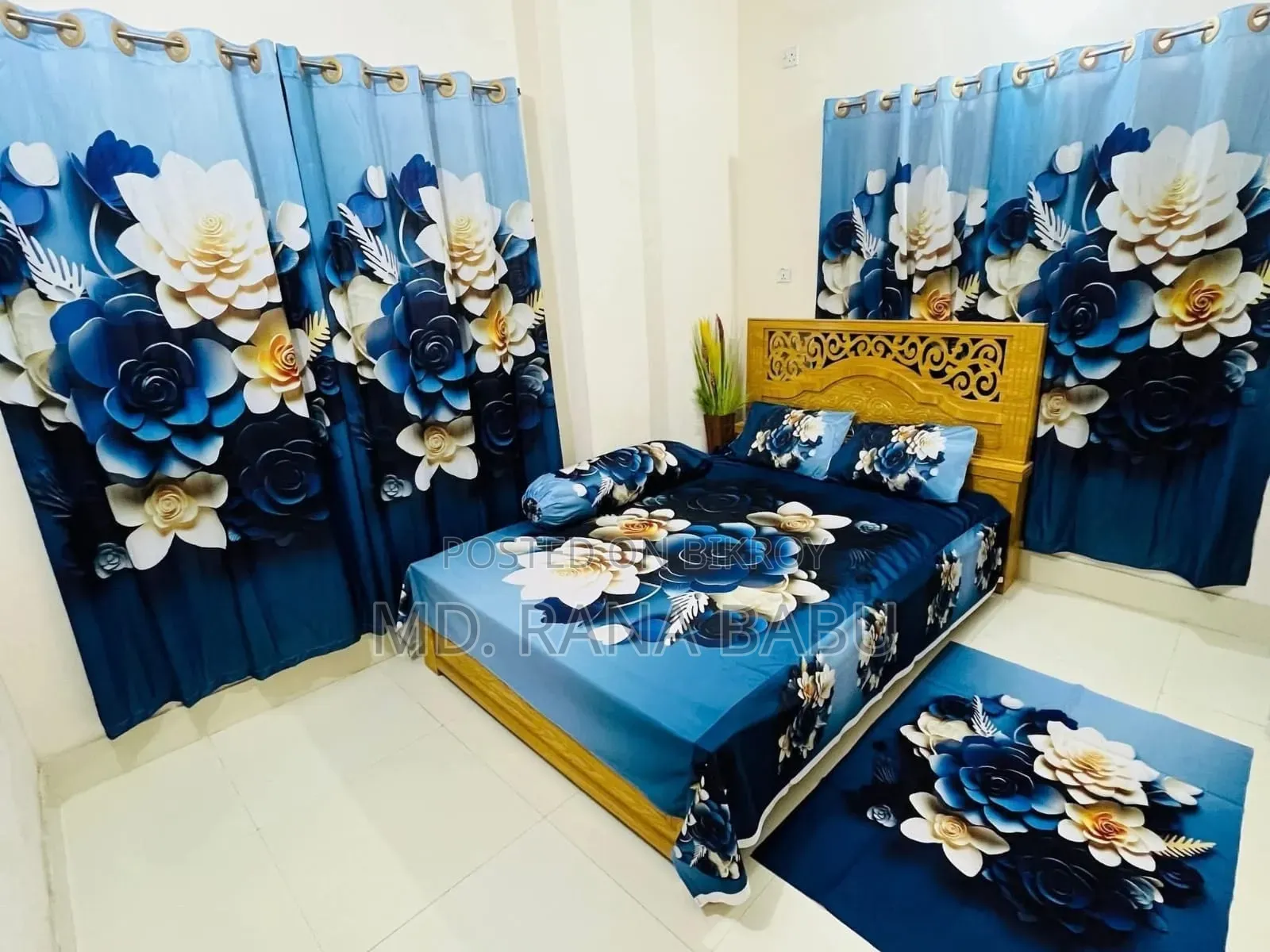 ১০০% ওয়াটারপ্রুফ প্রিমিয়াম থ্রিডি বেডশিট