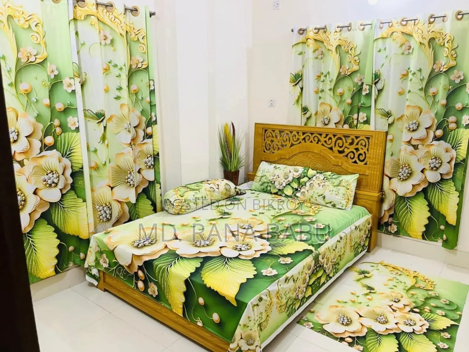 ১০০% ওয়াটারপ্রুফ প্রিমিয়াম থ্রিডি বেডশিট