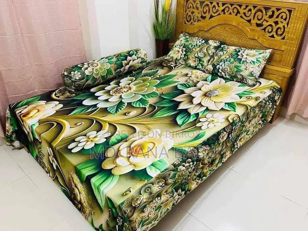 ১০০% ওয়াটারপ্রুফ প্রিমিয়াম থ্রিডি বেডশিট