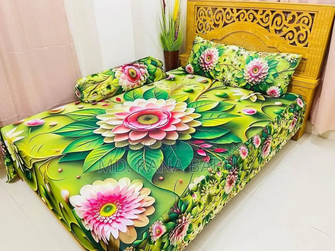 ১০০% ওয়াটারপ্রুফ প্রিমিয়াম থ্রিডি বেডশিট