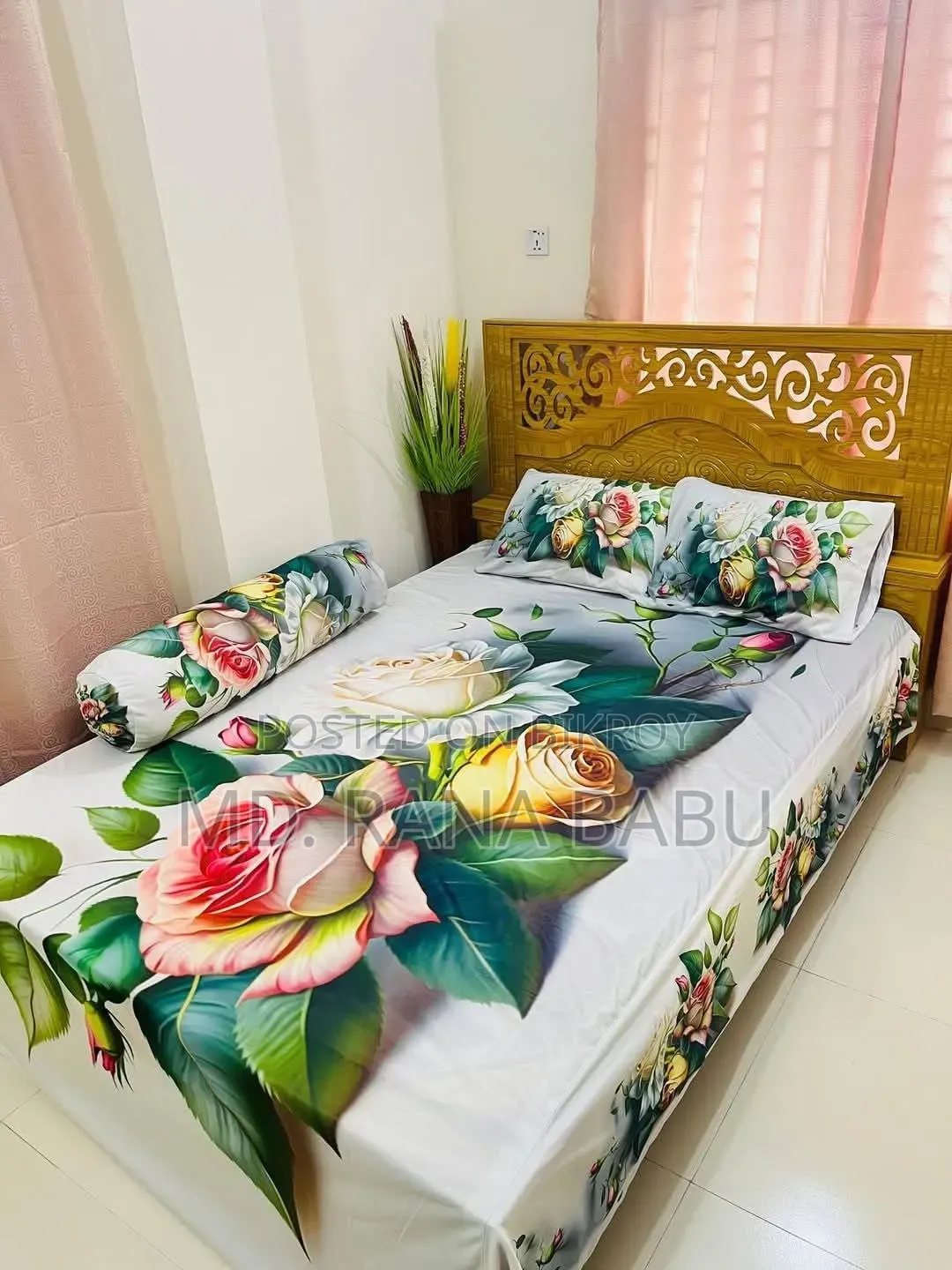 ১০০% ওয়াটারপ্রুফ প্রিমিয়াম থ্রিডি বেডশিট