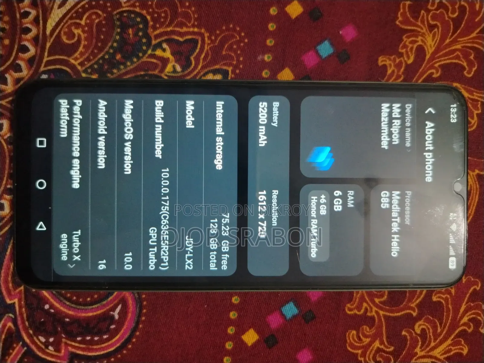 Honor 128 GB Silver