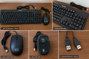 ৫ মাস ব্যবহার করা Keyboard + Mouse বিক্রি হবে