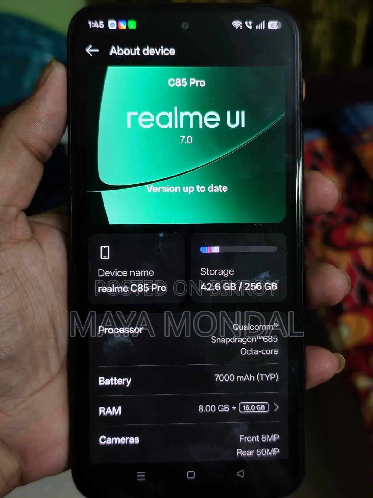 Realme C85 Pro 256 GB Black