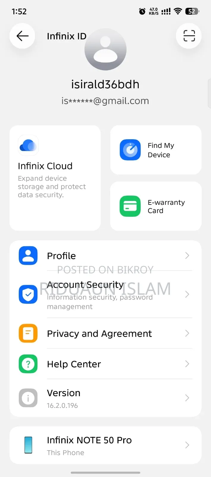 Infinix Note 50 Pro 256 GB