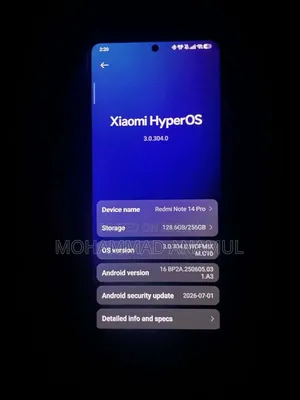 Xiaomi Redmi Note 14 Pro 256 GB Silver